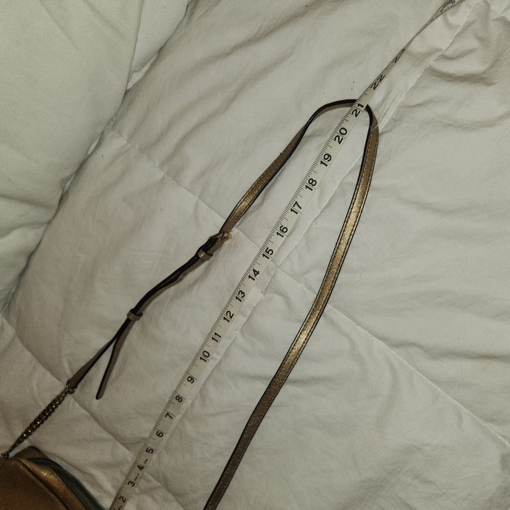 Michael Kors Gold Crossbody Bag - Picture 7 of 10